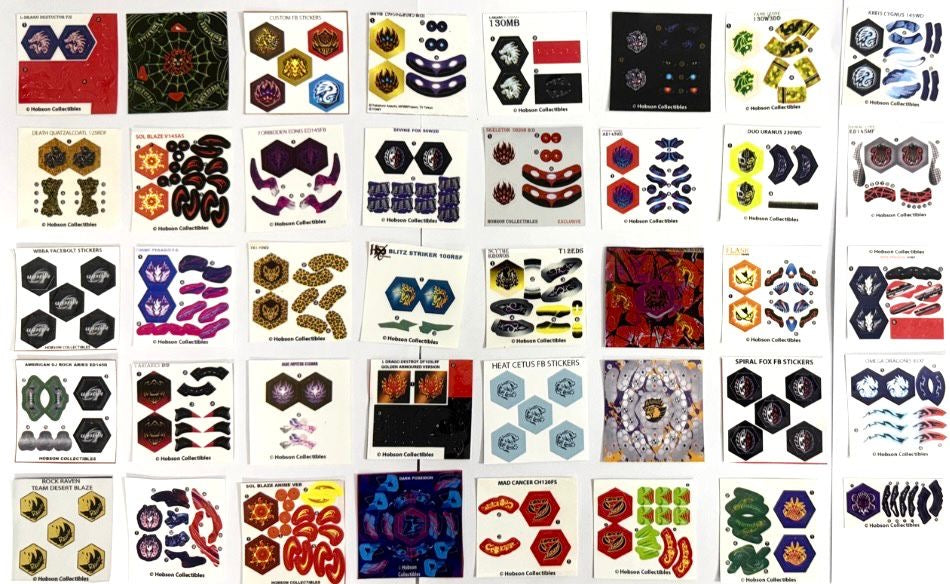 Exclusive beyblade Stickers