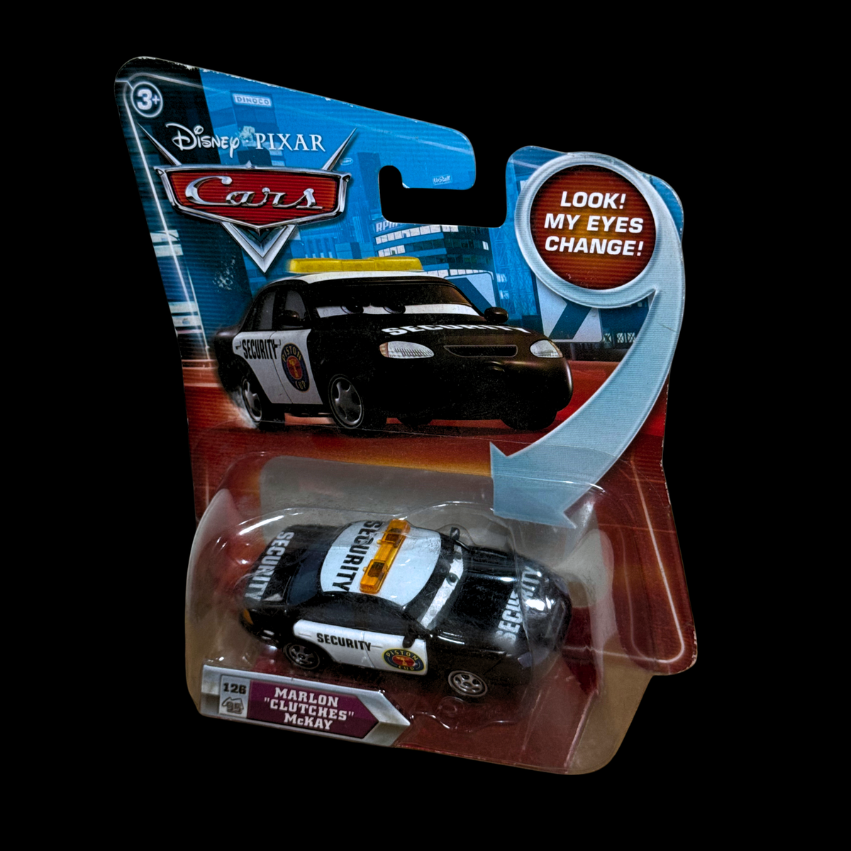 Disney Pixar Cars Marlon “Clutches” McKay — Lenticular Changing Eyes