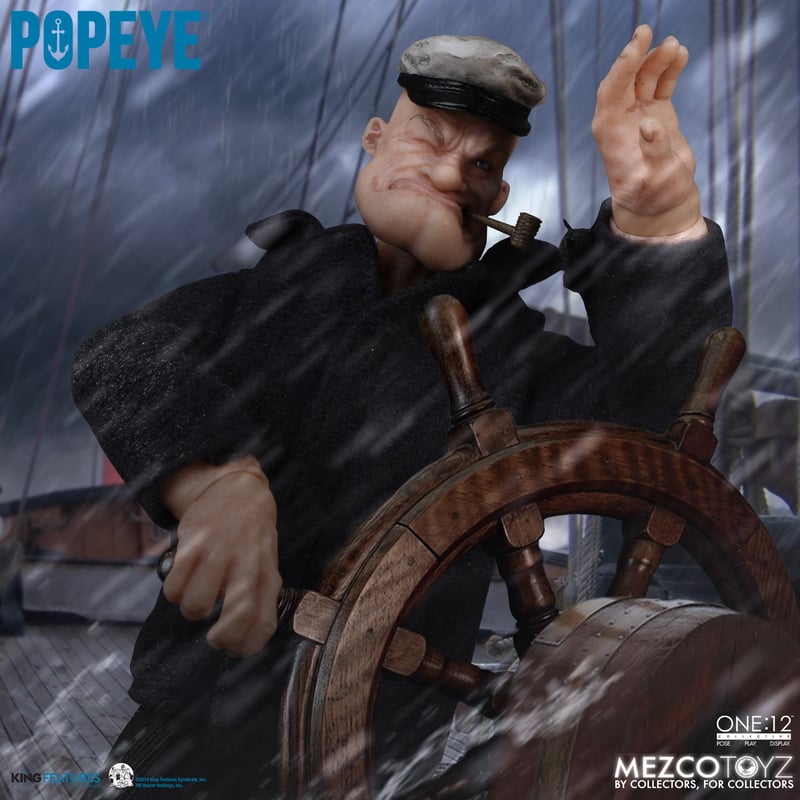 Mezco Toyz One:12 Collective Popeye 1/12 Scale Action Figure