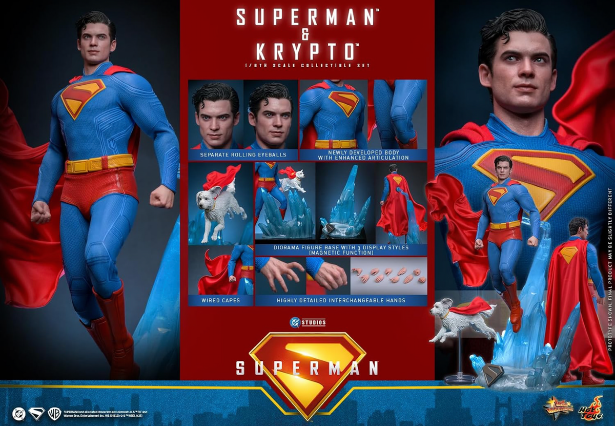 Movie Masterpiece Superman (2025) — Superman & Krypto 1/6 Scale Collectible figure