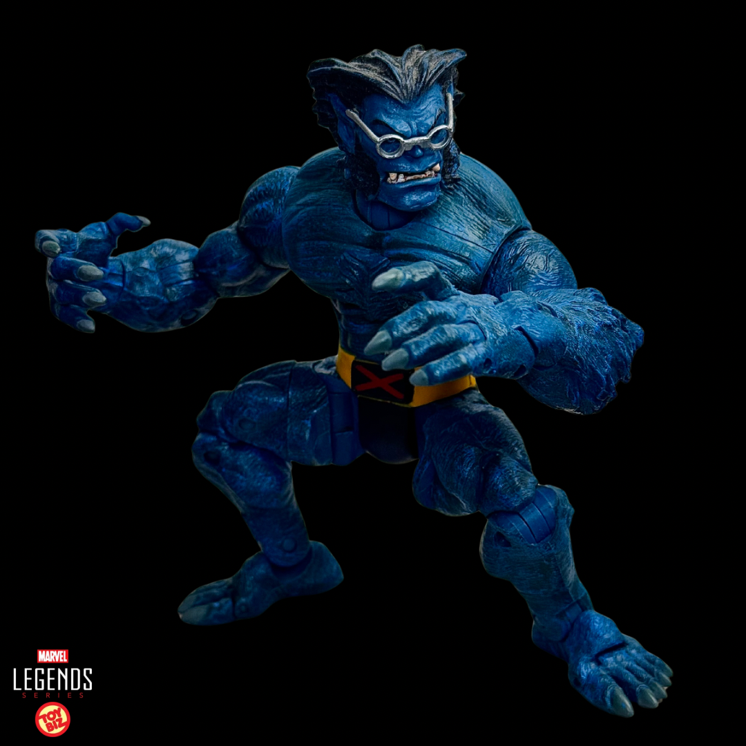 Marvel Legends Toy Biz X-Men Retro Beast Super Poseable Action Figure – 2002 – Loose / Without Box