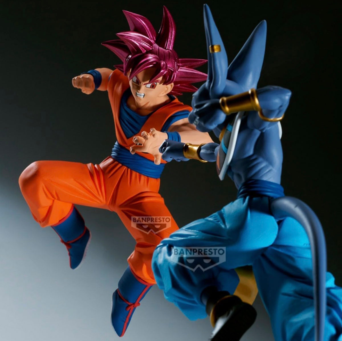 Banpresto Dragon Ball Super Match Makers Super Saiyan God Goku (VS Beerus) Figure