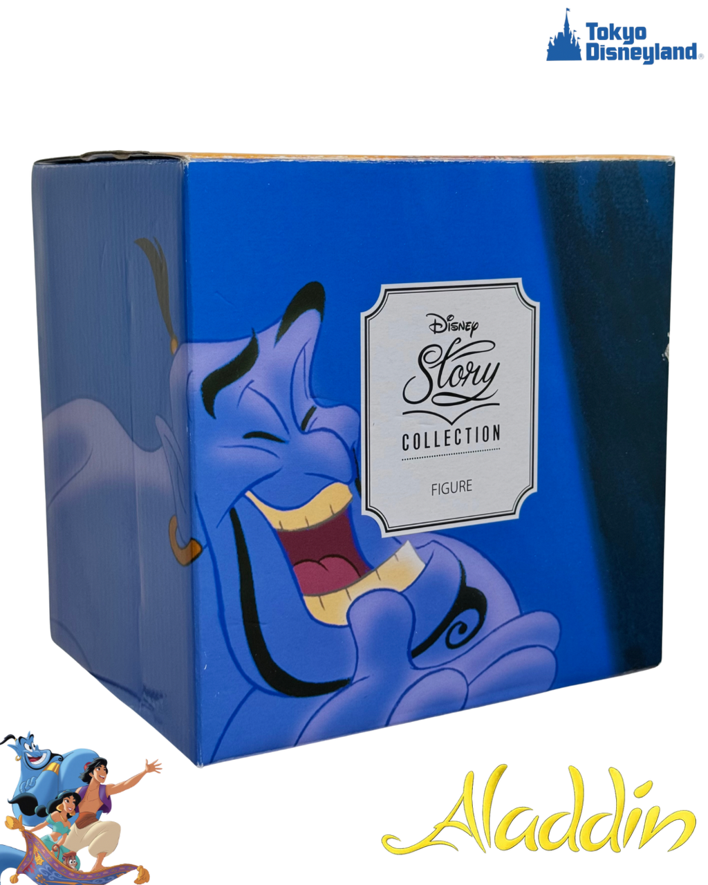 Disney Store Japan Exclusive Aladdin Story Collection Limited Edition Figure – Genie, Aladdin, Jasmine, Rajah, Abu & Sultan