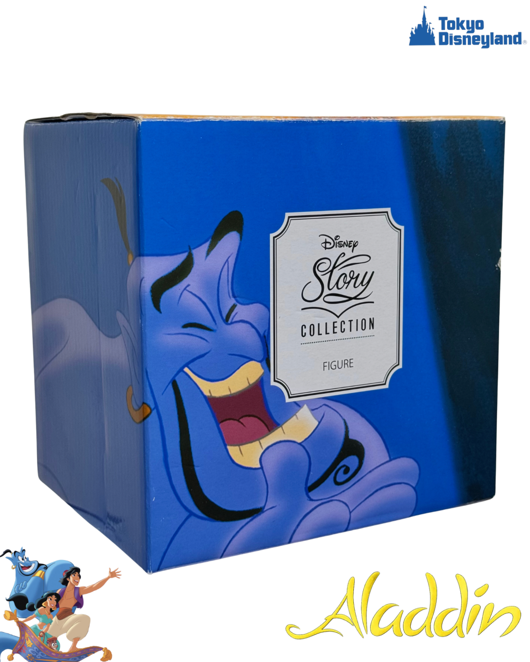 Disney Store Japan Exclusive Aladdin Story Collection Limited Edition Figure – Genie, Aladdin, Jasmine, Rajah, Abu & Sultan