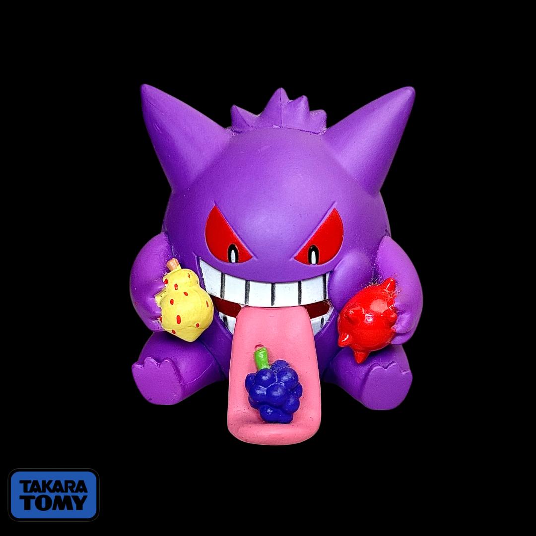 Takara Tomy A.R.T.S Pokémon Manpuku Pakupaku Mascot Okawari! Gengar Figure