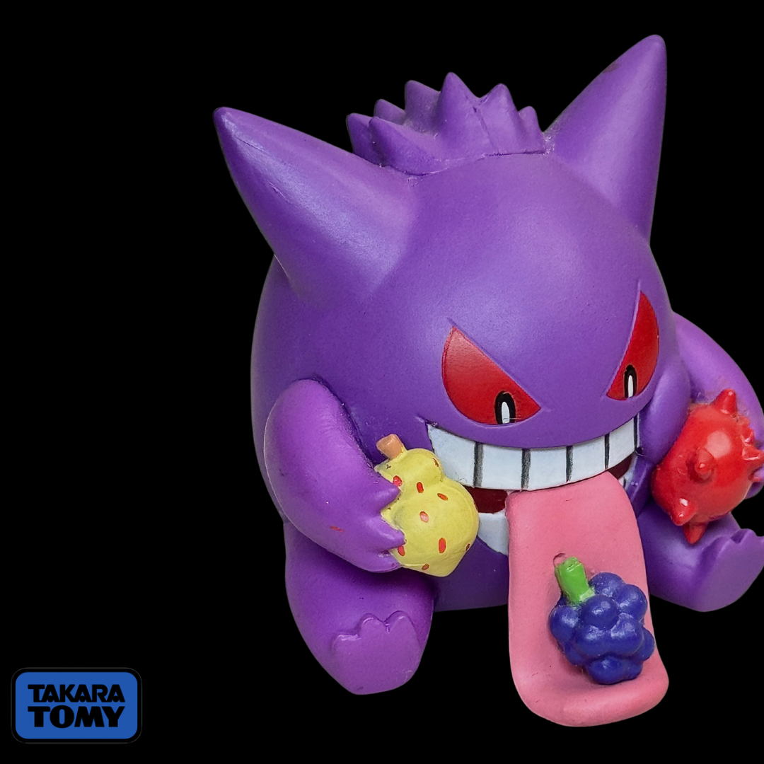 Takara Tomy A.R.T.S Pokémon Manpuku Pakupaku Mascot Okawari! Gengar Figure