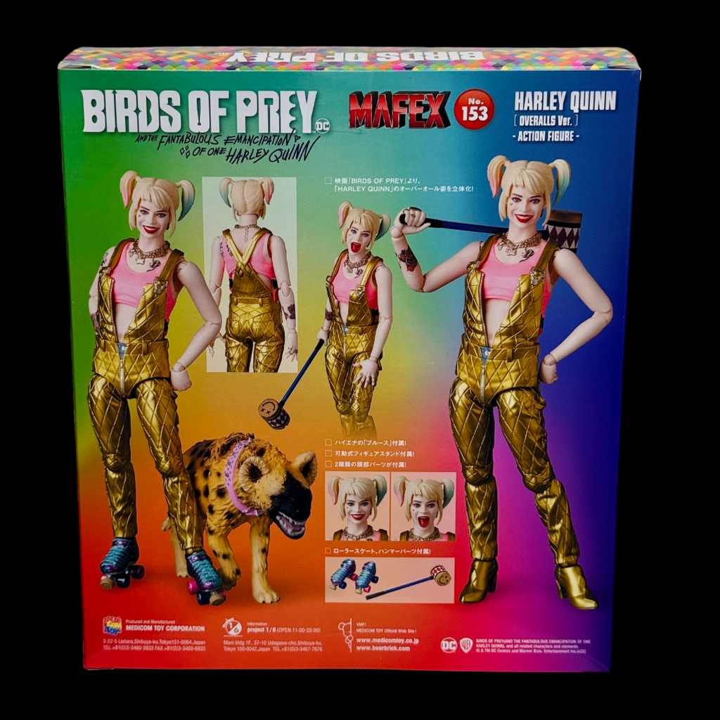 Medicom Toy MAFEX no 153 Birds of Prey Harley Quinn (Overalls Ver.) Action Figure
