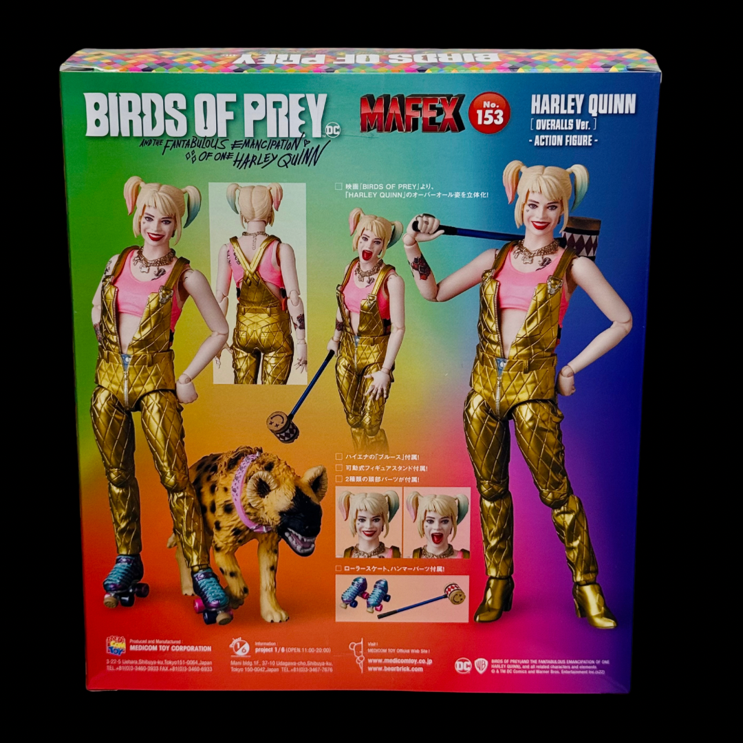 Medicom Toy MAFEX no 153 Birds of Prey Harley Quinn (Overalls Ver.) Action Figure