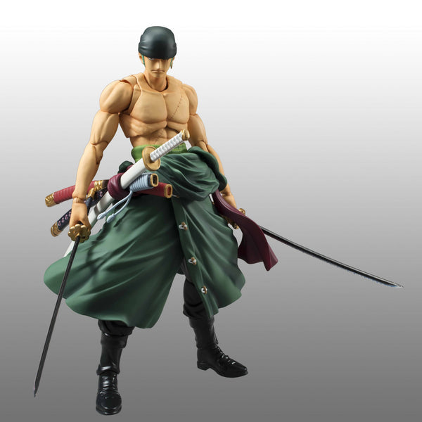 MegaHouse Variable Action Heroes One Piece Roronoa Zoro (Renewal Ver.) Action Figure