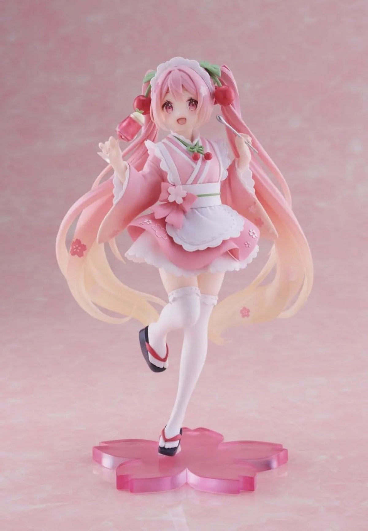 Taito Hatsune Miku Sakura Miku Newly Written Figure – Japanese Cafe Ver. – 2024