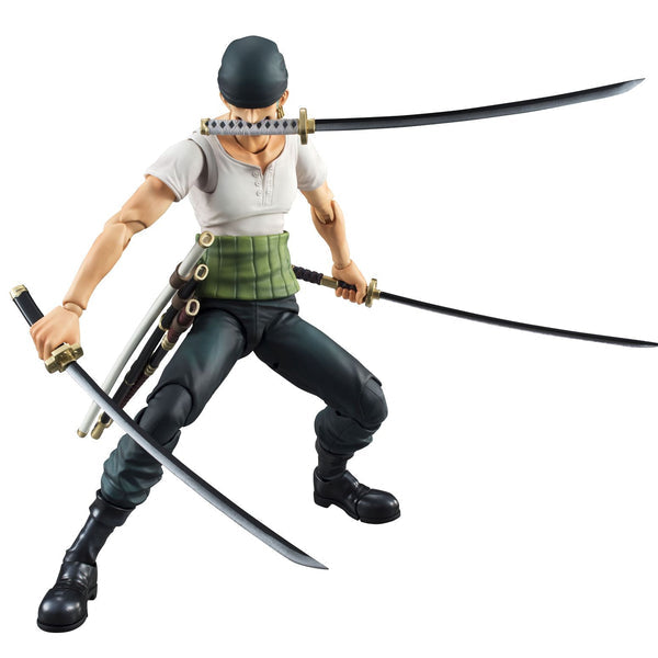 MegaHouse Variable Action Heroes One Piece Roronoa Zoro (Past Blue) Action Figure