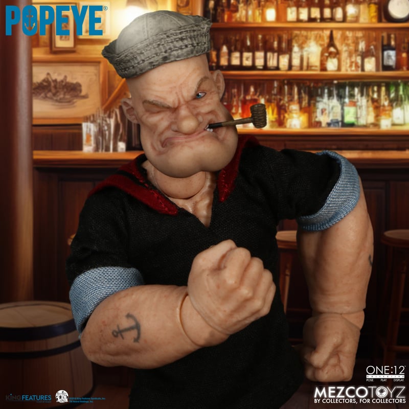 Mezco Toyz One:12 Collective Popeye 1/12 Scale Action Figure