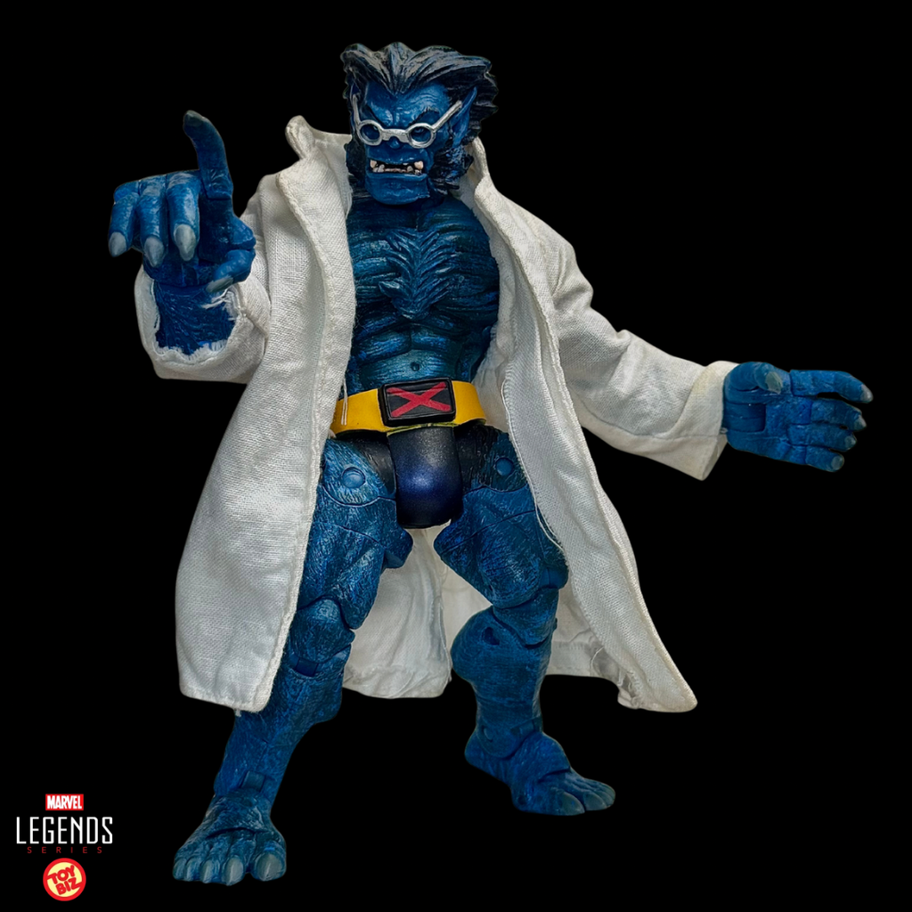Marvel Legends Toy Biz X-Men Retro Beast Super Poseable Action Figure – 2002 – Loose / Without Box