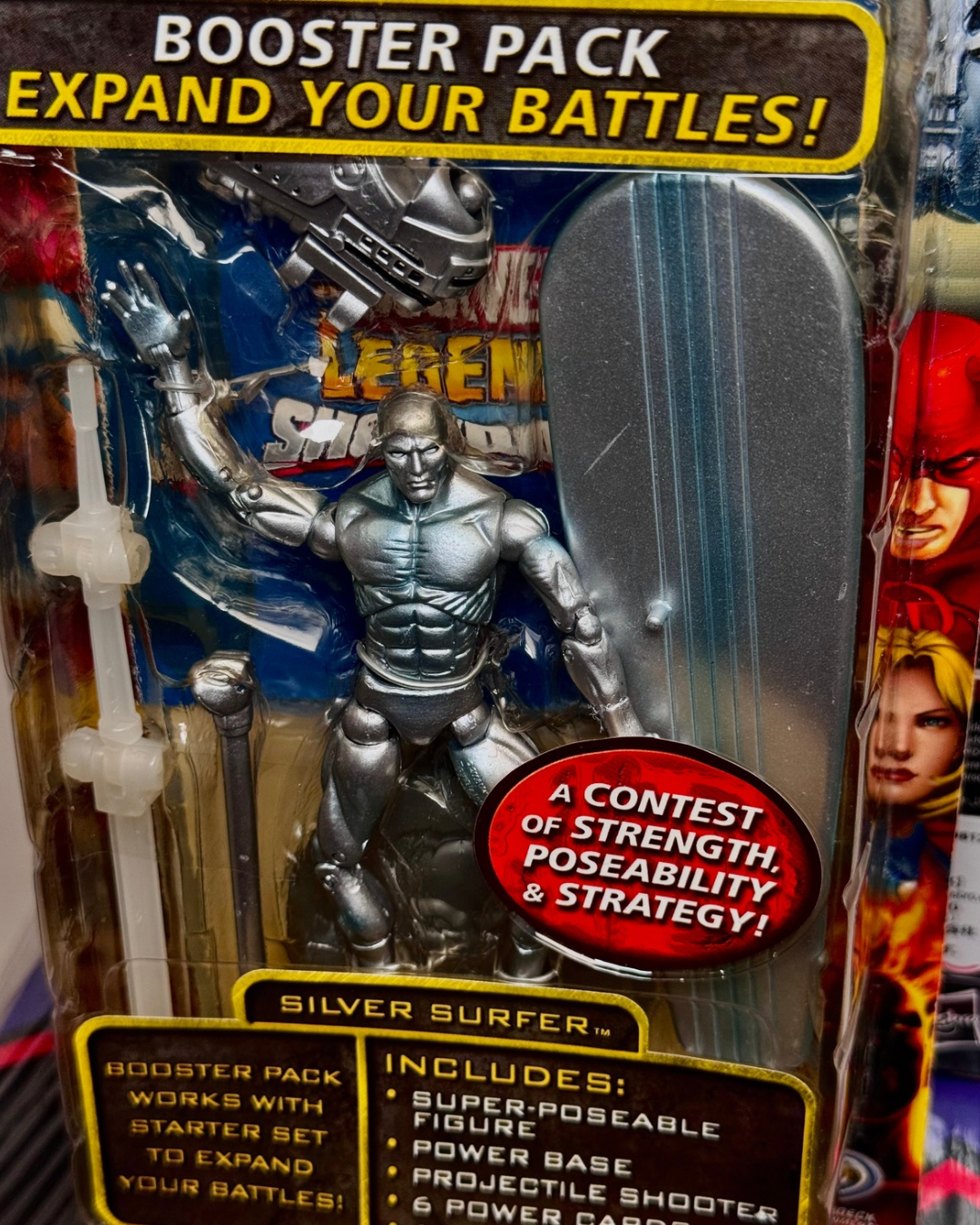 Toy Biz Marvel Legends Showdown Silver Surfer Booster Pack – 4” Scale – 2006