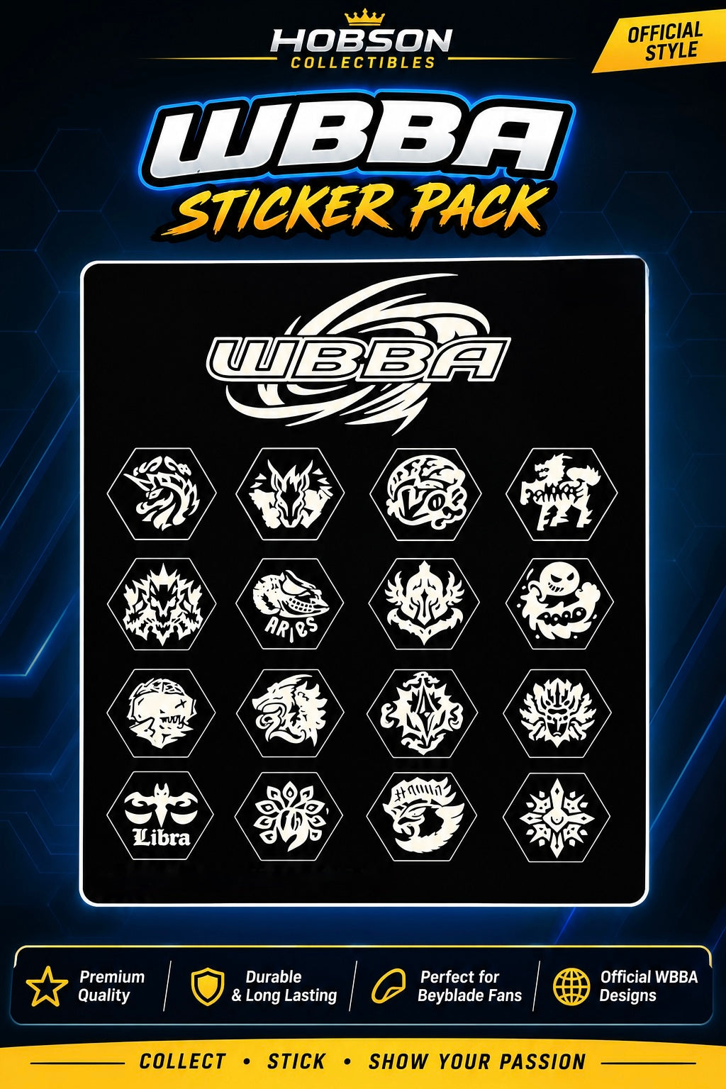 WBBA SILVER VR MFB FB STICKER PACK ￼