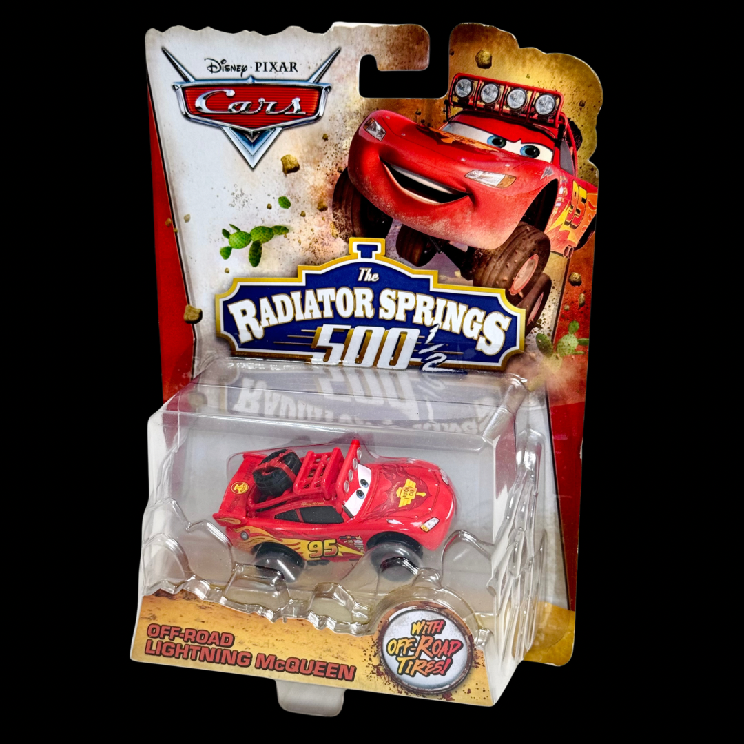Disney Pixar Cars Radiator Springs 500 Off-Road Lightning McQueen with Off-Road Tires