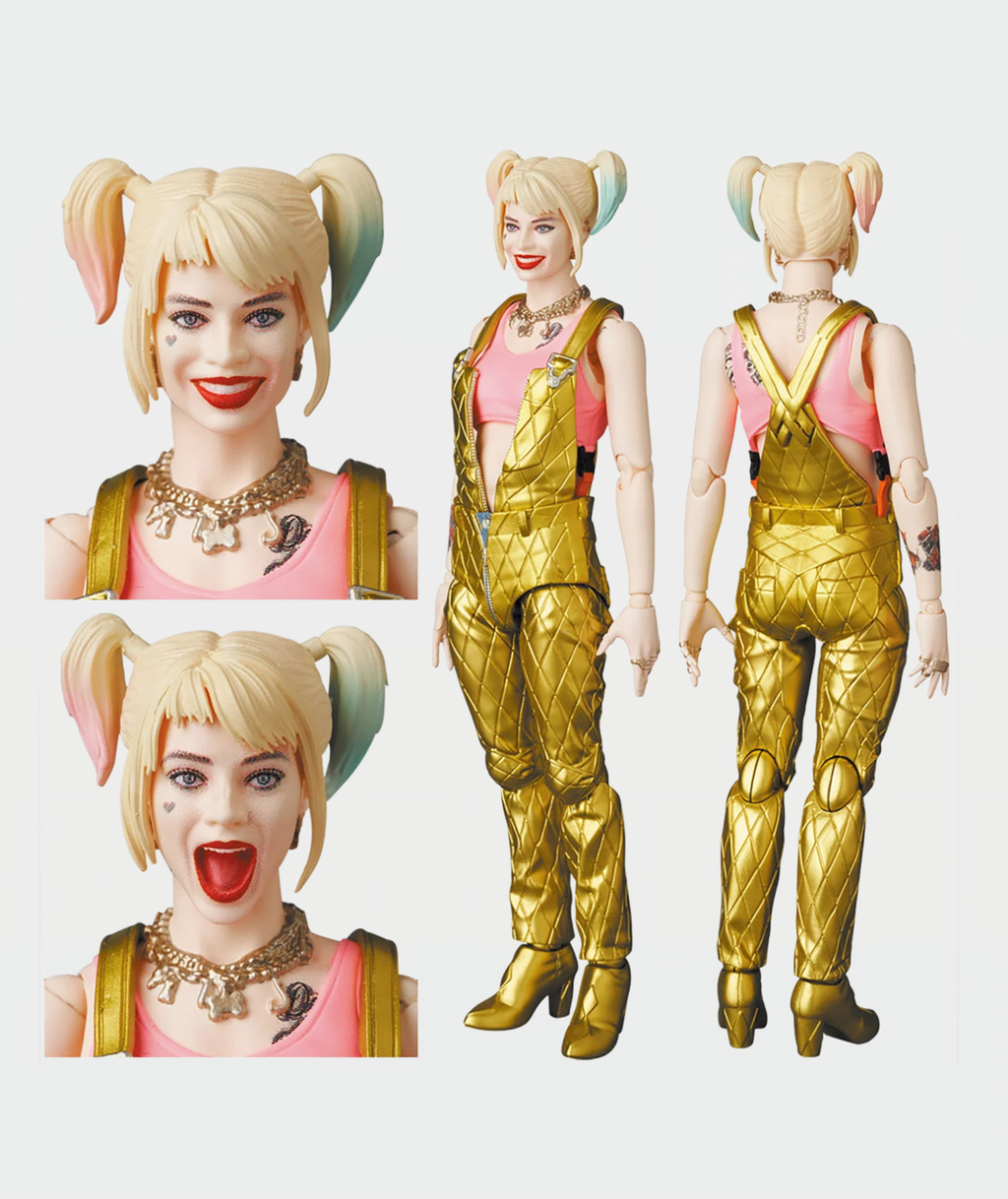 Medicom Toy MAFEX no 153 Birds of Prey Harley Quinn (Overalls Ver.) Action Figure