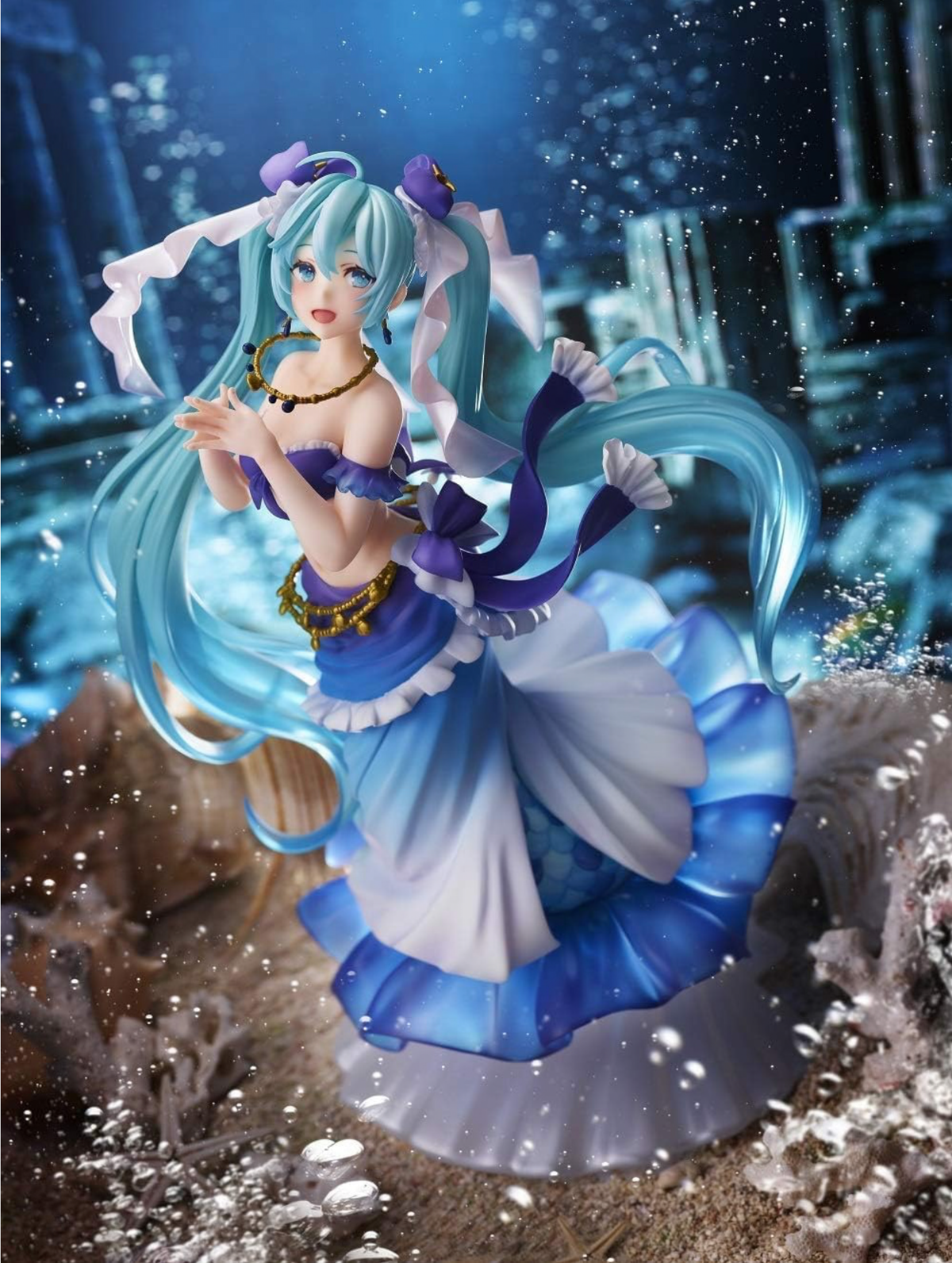 Taito Hatsune Miku Princess AMP Mermaid Ver. Figure – Vocaloid