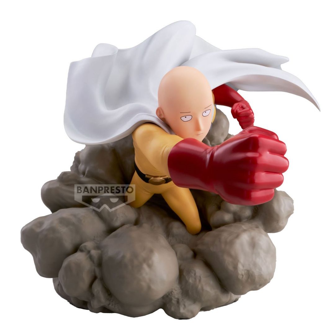 Banpresto One-Punch Man Saitama Diorama Statue – Serious Punch Attack Pose