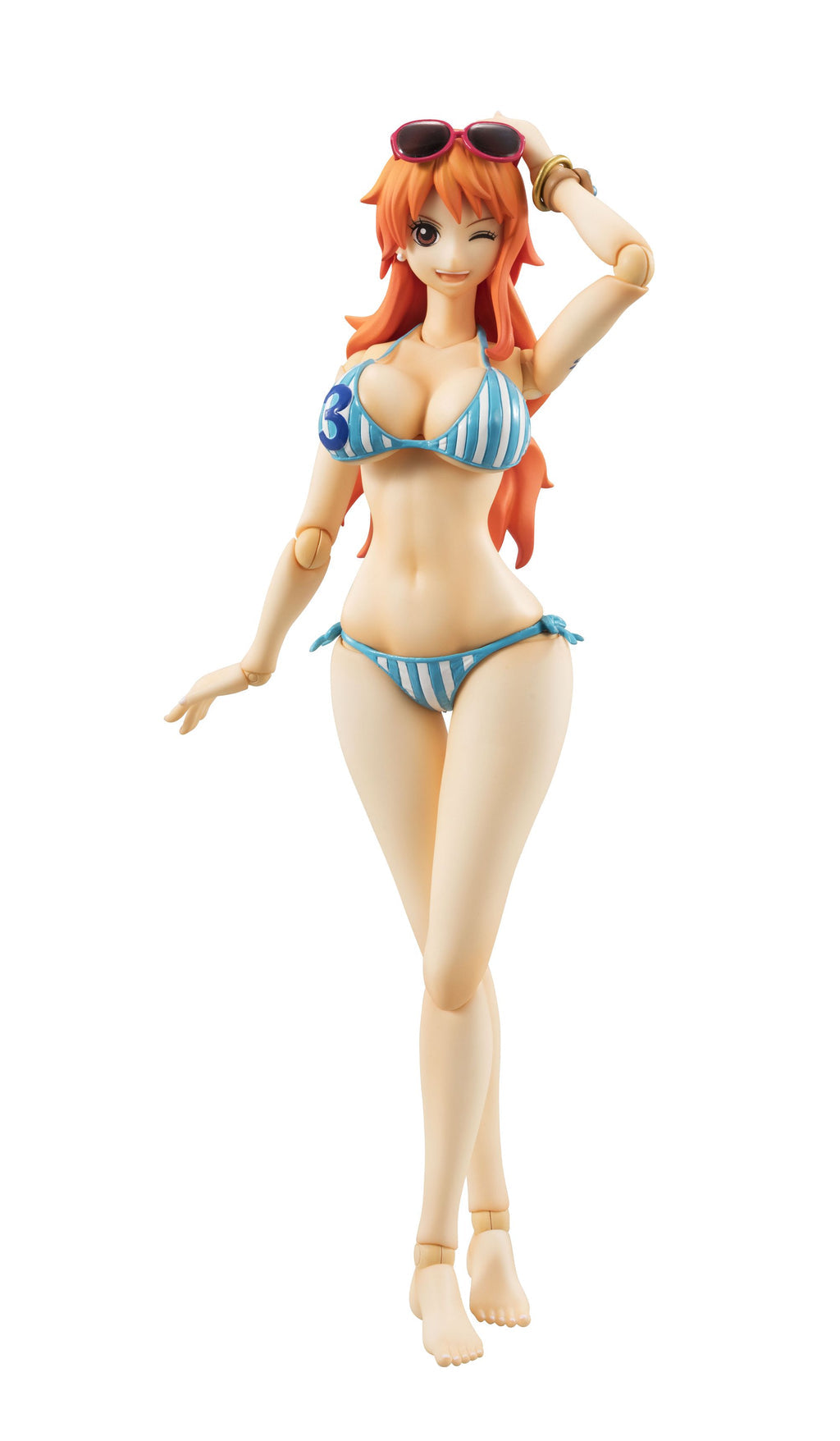 MegaHouse Variable Action Heroes Nami – Summer Vacation Ver. – One Piece action figure