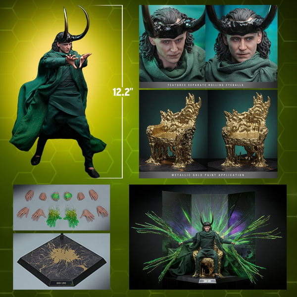 Hot Toys God Loki 1/6 Scale Collectible Figure