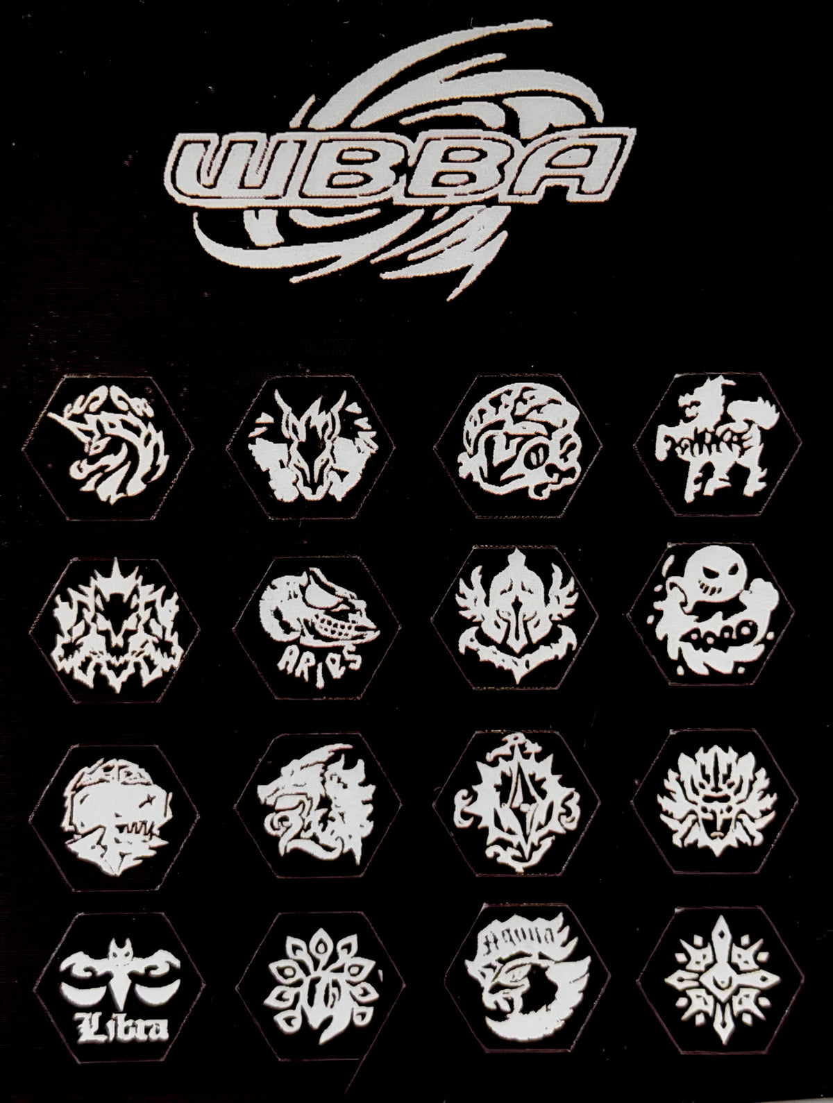WBBA SILVER VR MFB FB STICKER PACK ￼