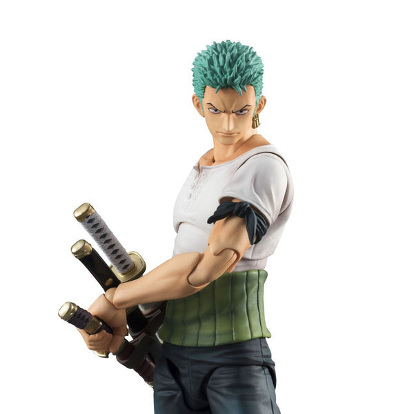 MegaHouse Variable Action Heroes One Piece Roronoa Zoro (Past Blue) Action Figure