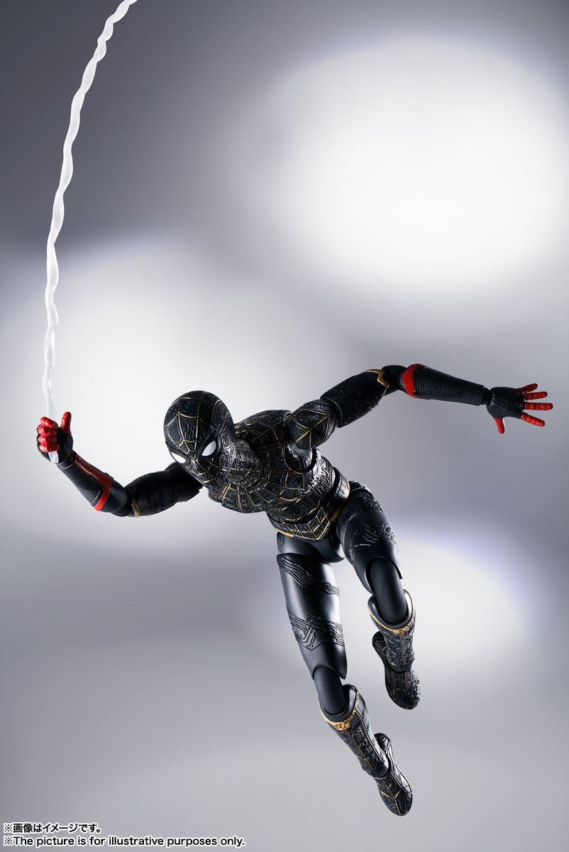 S.H.Figuarts Spider-Man Black & gold Suit – Spider-Man: No Way Home – Bandai Tamashii Nations