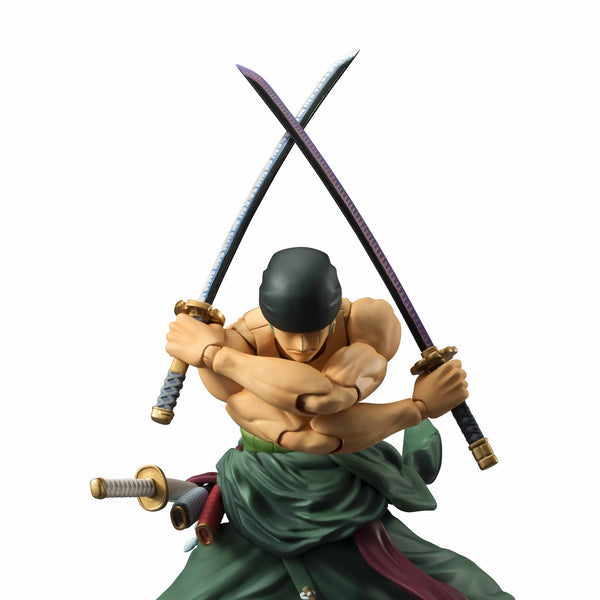 MegaHouse Variable Action Heroes One Piece Roronoa Zoro (Renewal Ver.) Action Figure