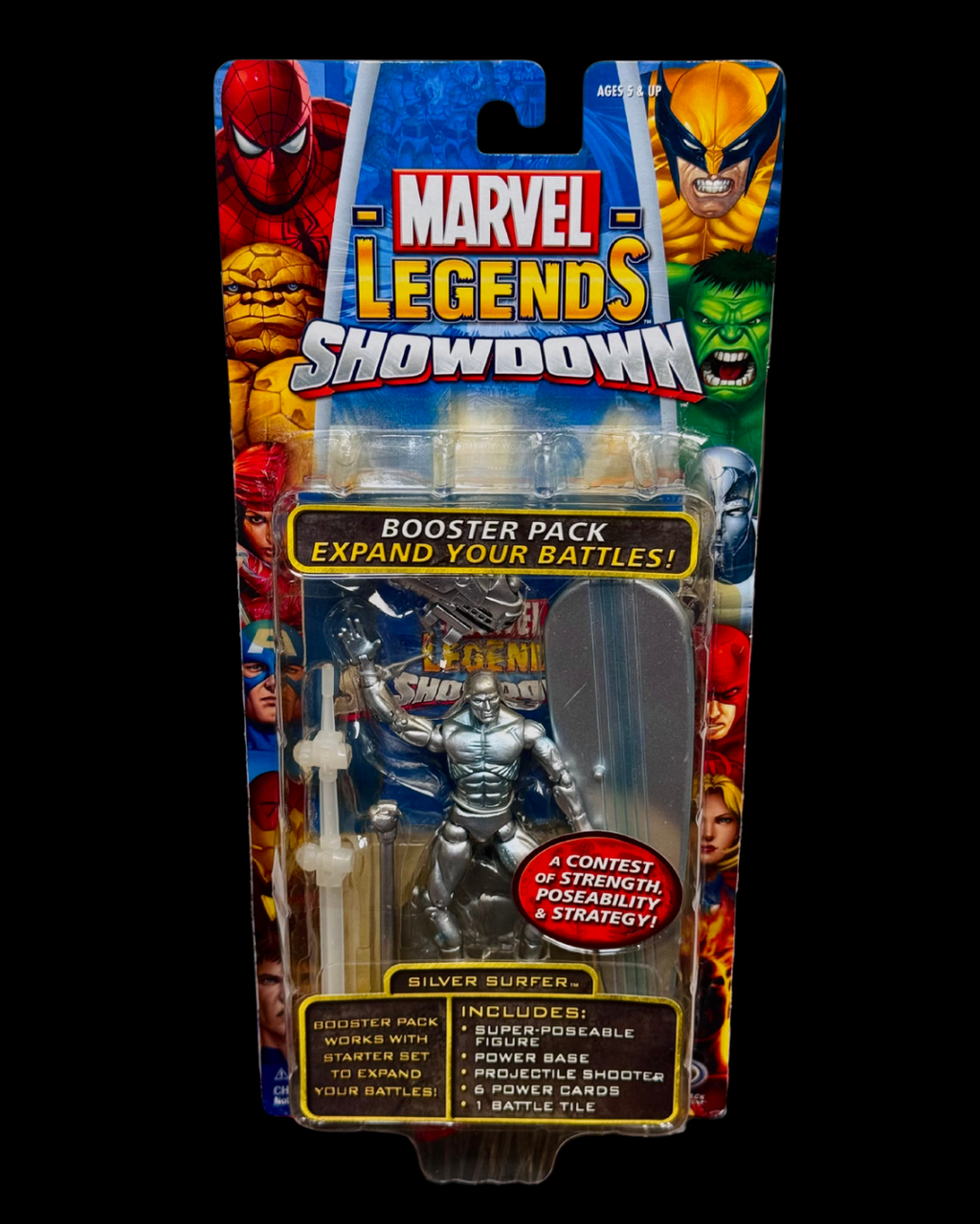 Toy Biz Marvel Legends Showdown Silver Surfer Booster Pack – 4” Scale – 2006