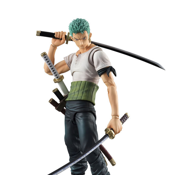 MegaHouse Variable Action Heroes One Piece Roronoa Zoro (Past Blue) Action Figure