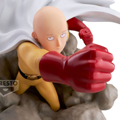 Banpresto One-Punch Man Saitama Diorama Statue – Serious Punch Attack Pose