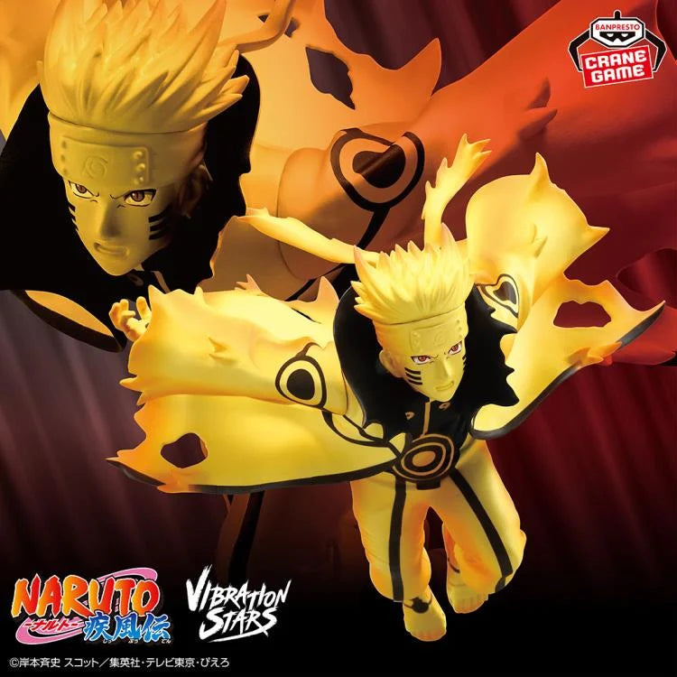 Banpresto Naruto Shippuden Vibration Stars Naruto Uzumaki Six Paths Sage Mode Figure