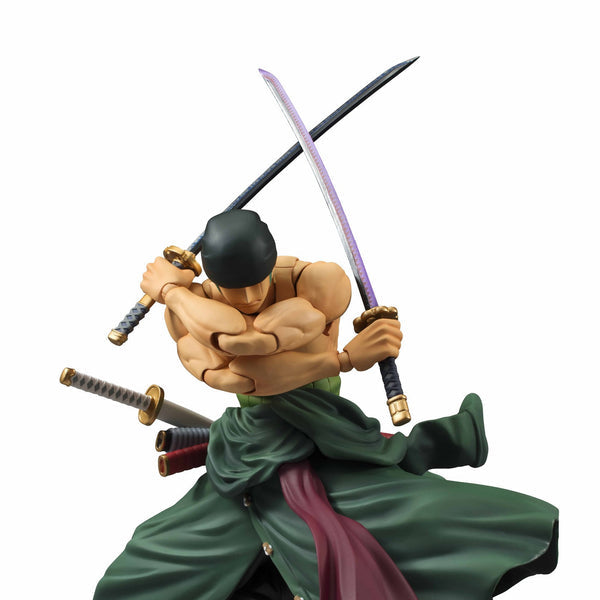 MegaHouse Variable Action Heroes One Piece Roronoa Zoro (Renewal Ver.) Action Figure