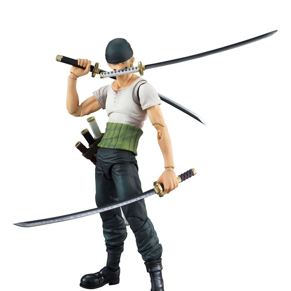 MegaHouse Variable Action Heroes One Piece Roronoa Zoro (Past Blue) Action Figure
