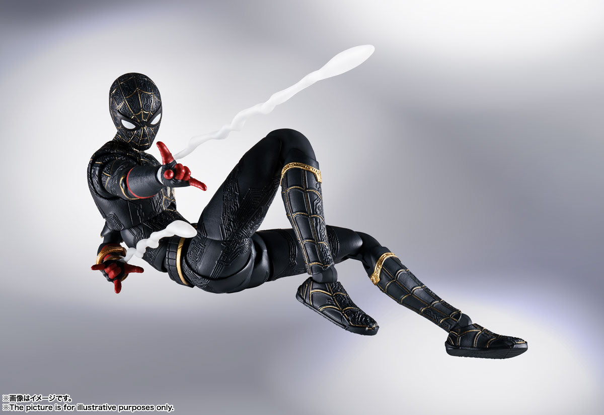 S.H.Figuarts Spider-Man Black & gold Suit – Spider-Man: No Way Home – Bandai Tamashii Nations