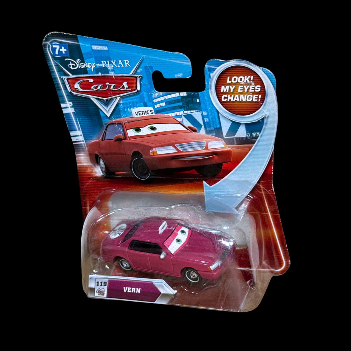 Disney Pixar Cars Lenticular Changing Eyes Series 2 Vern
