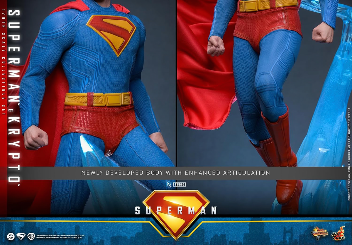 Movie Masterpiece Superman (2025) — Superman & Krypto 1/6 Scale Collectible figure