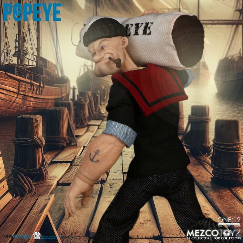 Mezco Toyz One:12 Collective Popeye 1/12 Scale Action Figure