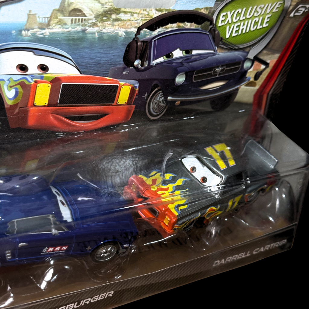 Disney Pixar Cars 2 – Darrell Cartrip & Brent Mustangburger