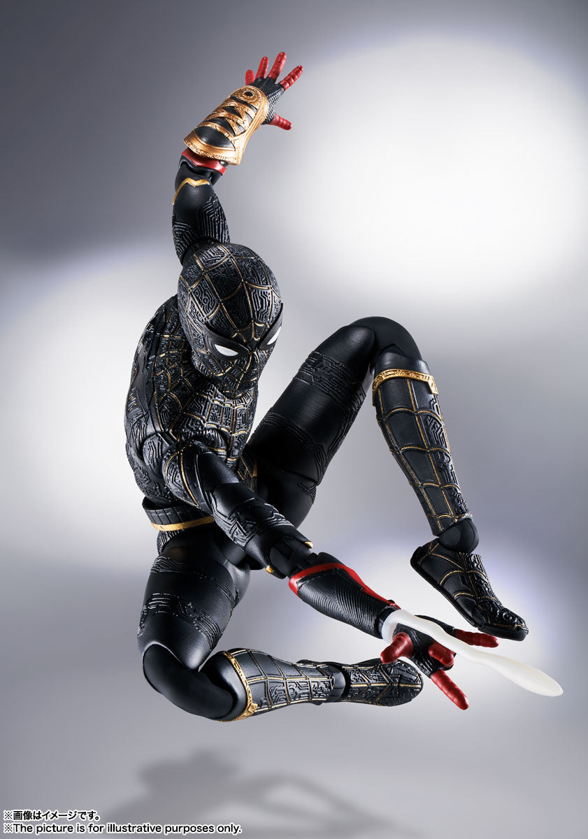 S.H.Figuarts Spider-Man Black & gold Suit – Spider-Man: No Way Home – Bandai Tamashii Nations