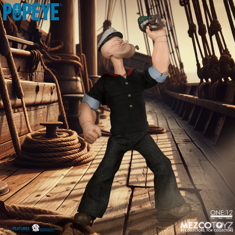 Mezco Toyz One:12 Collective Popeye 1/12 Scale Action Figure