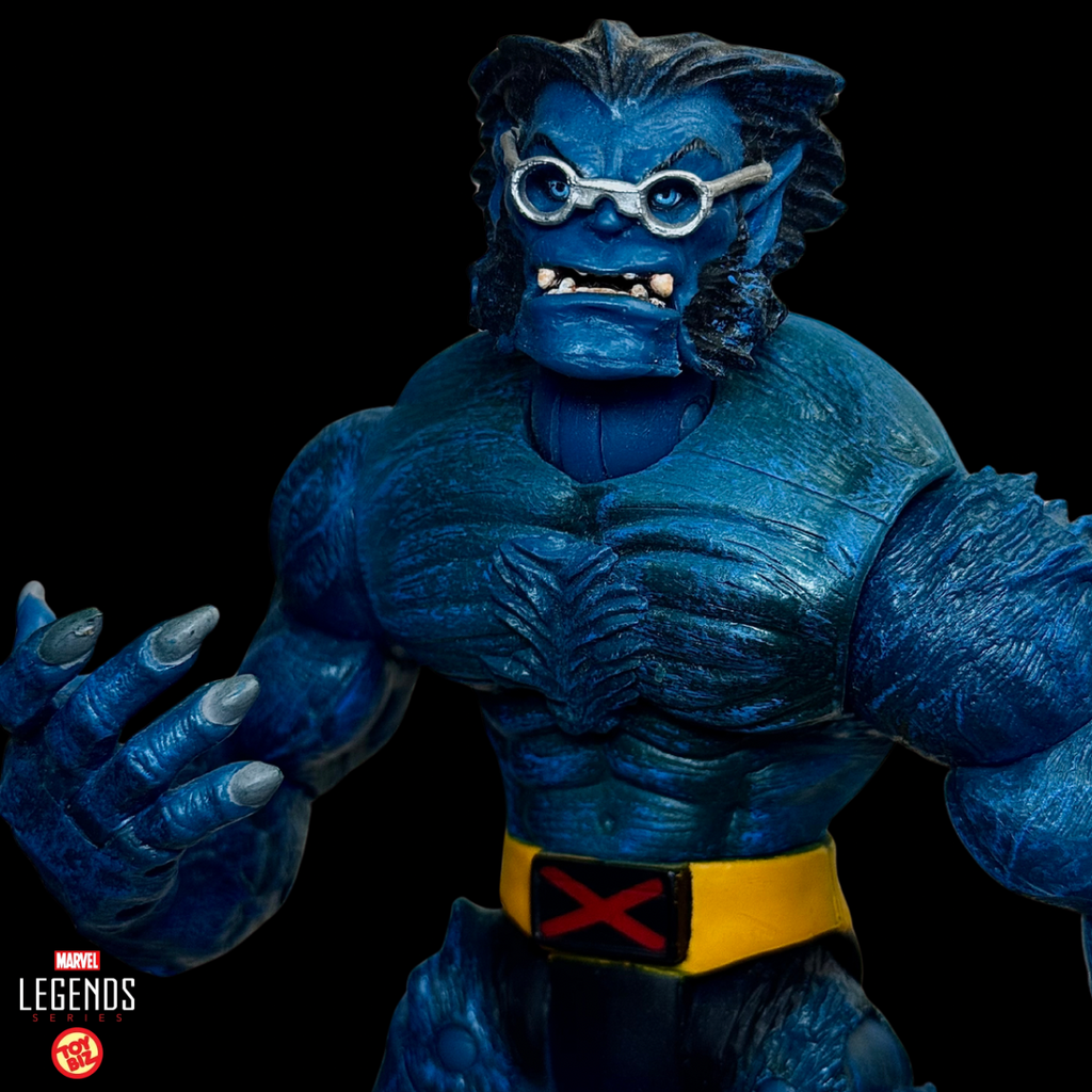 Marvel Legends Toy Biz X-Men Retro Beast Super Poseable Action Figure – 2002 – Loose / Without Box