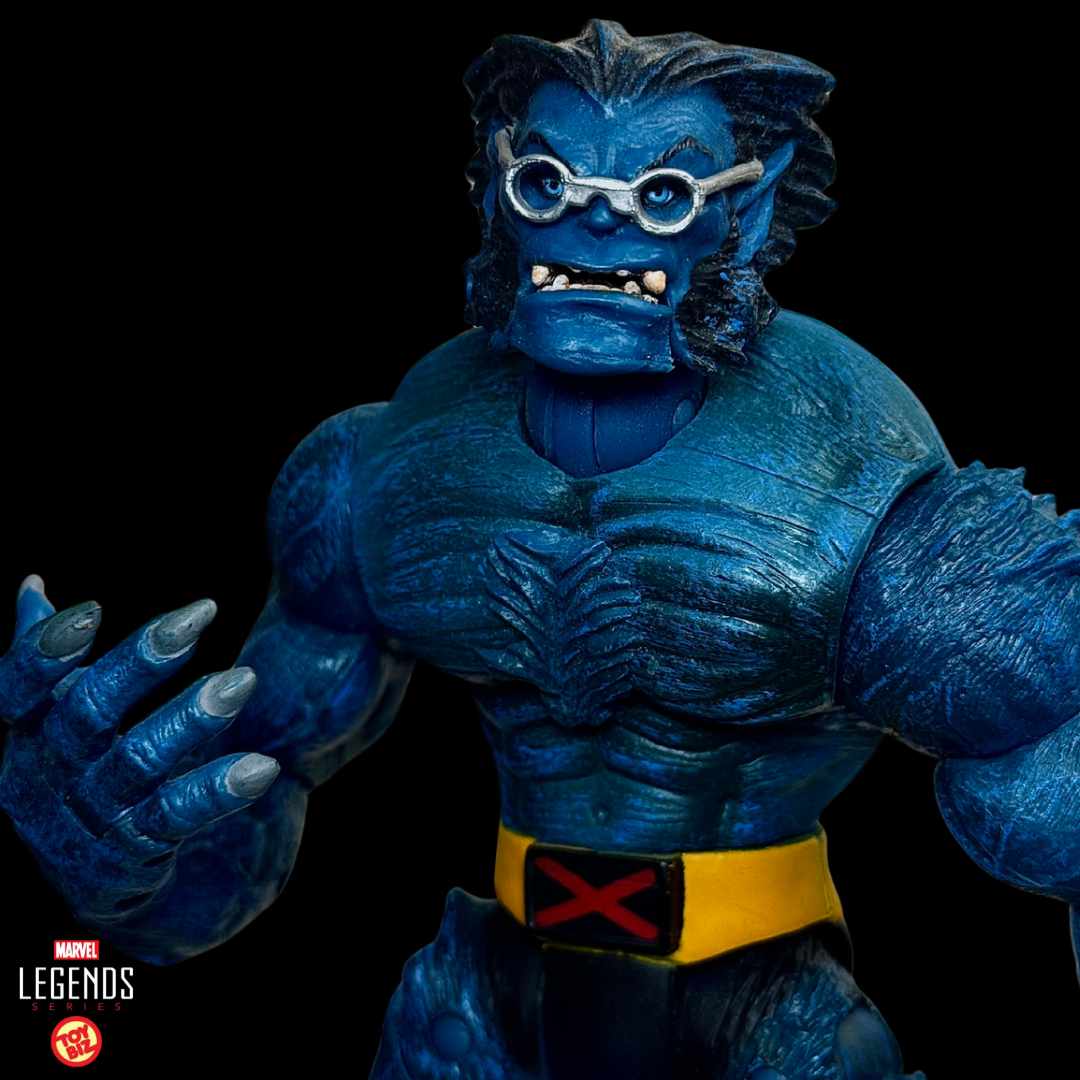 Marvel Legends Toy Biz X-Men Retro Beast Super Poseable Action Figure – 2002 – Loose / Without Box
