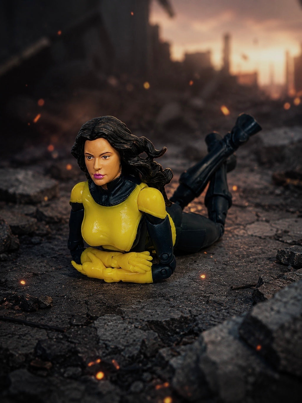 Marvel Legends Toy Biz Kitty Pryde Super Poseable Action Figure – 2005 – Loose / Without Box