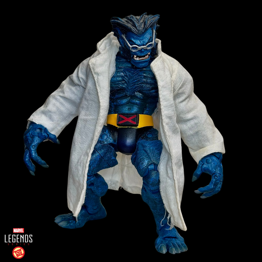 Marvel Legends Toy Biz X-Men Retro Beast Super Poseable Action Figure – 2002 – Loose / Without Box