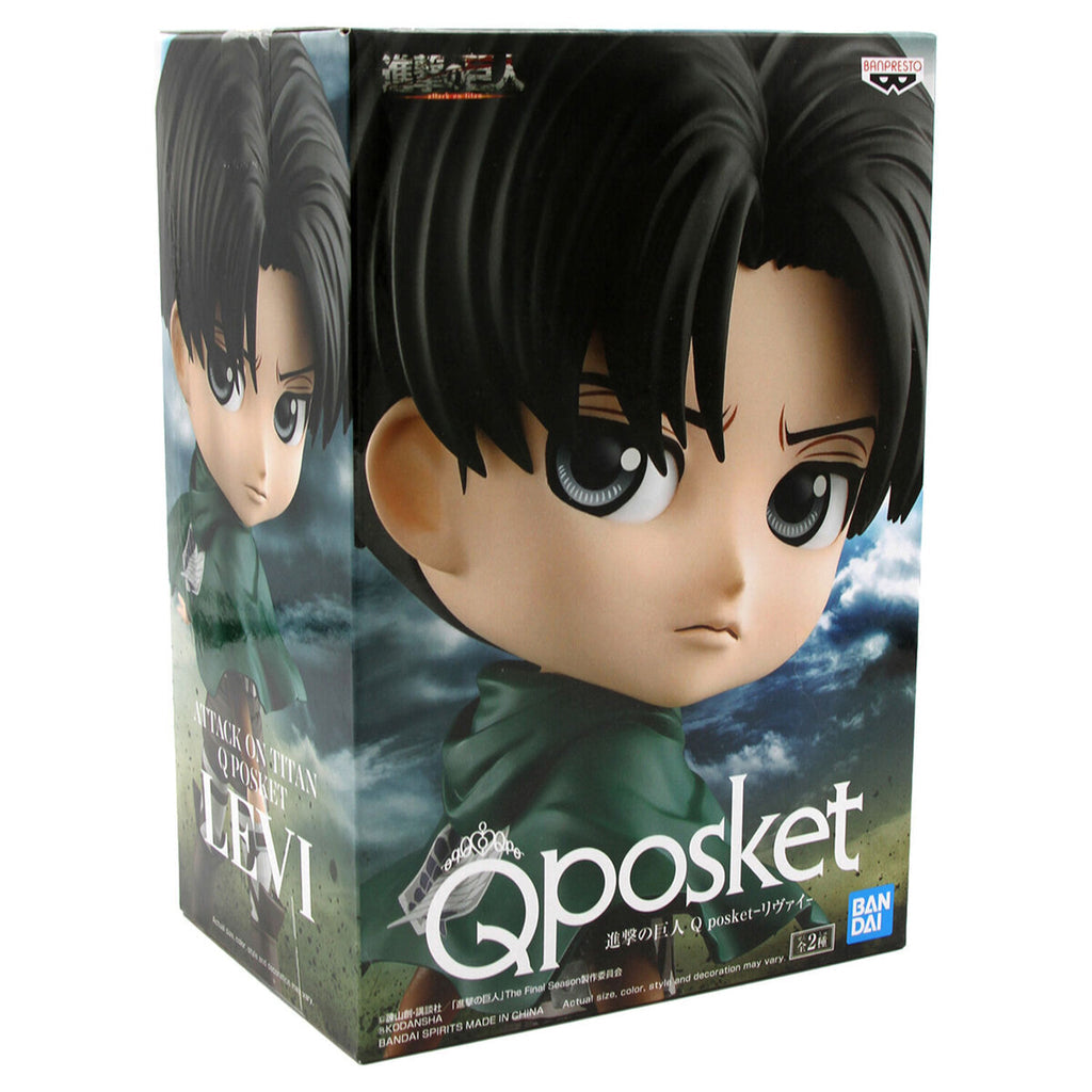 Banpresto Q Posket Attack on Titan Levi Ackerman Ver. A Collectible Figure