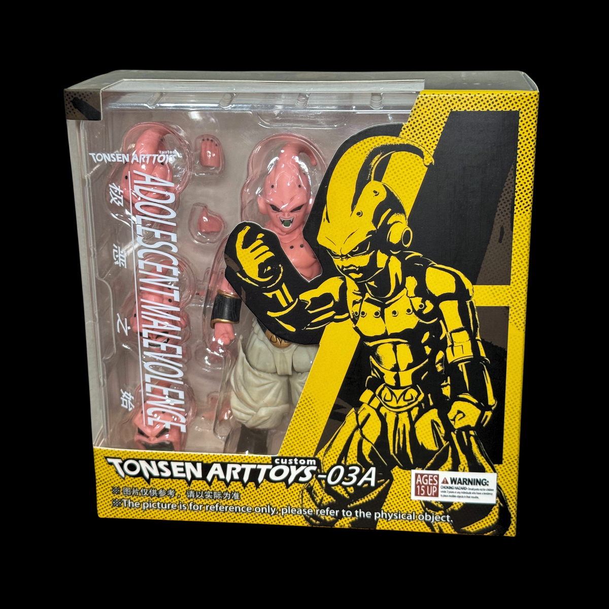 Tonsen ArtToys 03A Adolescent Malevolence Majin Buu Action Figure