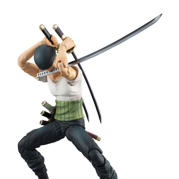 MegaHouse Variable Action Heroes One Piece Roronoa Zoro (Past Blue) Action Figure