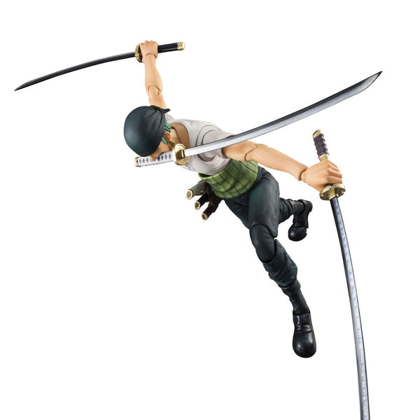 MegaHouse Variable Action Heroes One Piece Roronoa Zoro (Past Blue) Action Figure
